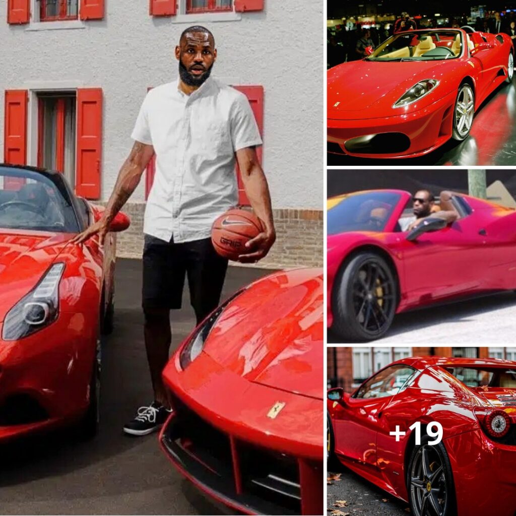 LeBron James Stuns Fans with Jaw-Dropping $550,000 Purchase of Exclusive Custom Ferrari 458 Spider!